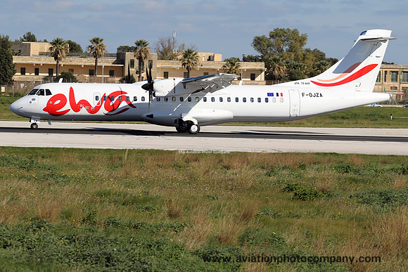 Ewa Air ATR-72-600 F-OJZA at Malta Luqa IAP (2018)
