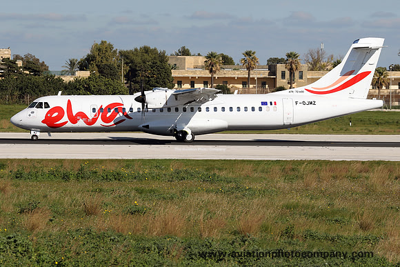Ewa Air ATR-72-600 F-OJMZ at Malta Luqa (2018)