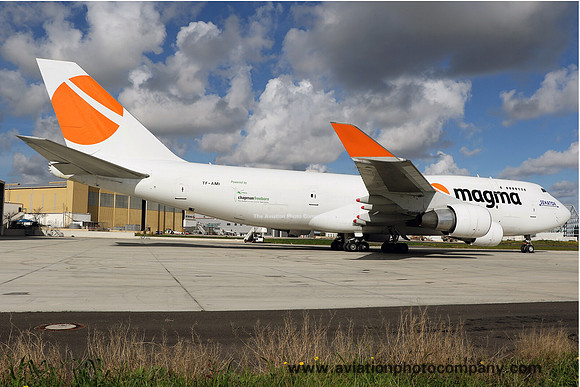 Air Atlanta Icelandic/Magma Aviation Boeing 747-412(F) TF-AMI at Malta Luqa IAP (2018)
