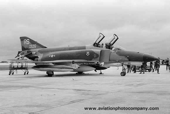 USAF 86 TFW 526 TFS McDonnell F-4E Phantom 68-0526/RS (1971)