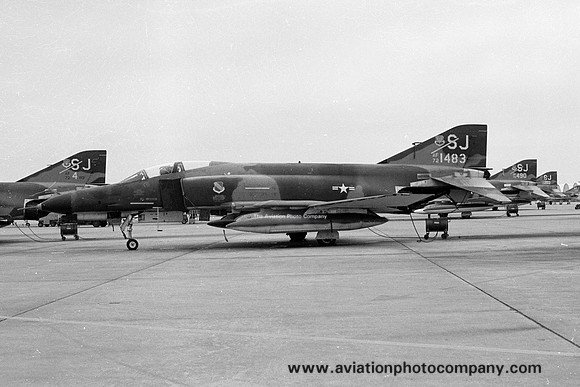 USAF 4 TFW McDonnell F-4E Phantom 72-1483/SJ (1974)