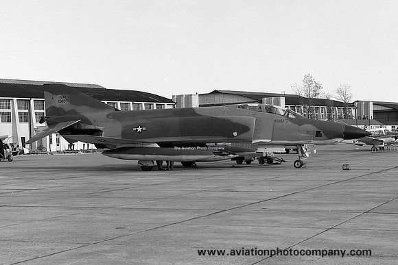 USAF 10 TRW McDonnell RF-4C Phantom 65-0837 at RAF Leuchars (1969)