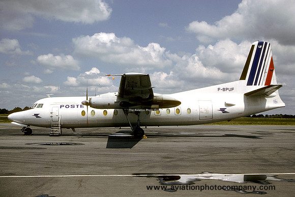 Air France La Poste Fokker F-27-500 Friendship F-BPUF (1987)