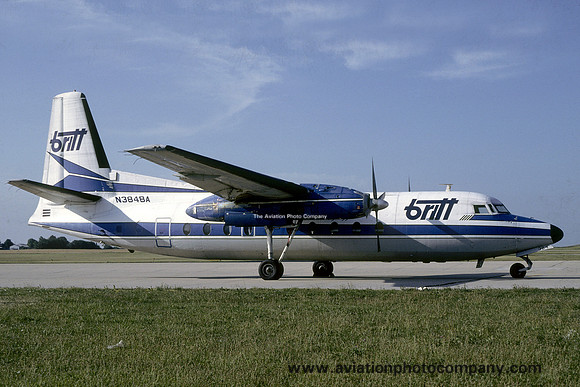Britt Airways Fairchild F-27 N384BA (1987)