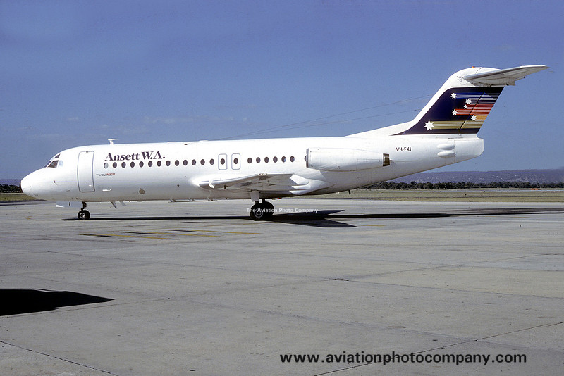 The Aviation Photo Company | Archive | Ansett WA Fokker F-28-4000 ...