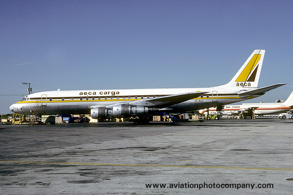 AECA Carga Douglas DC-8-54F HC-BLU (1985)
