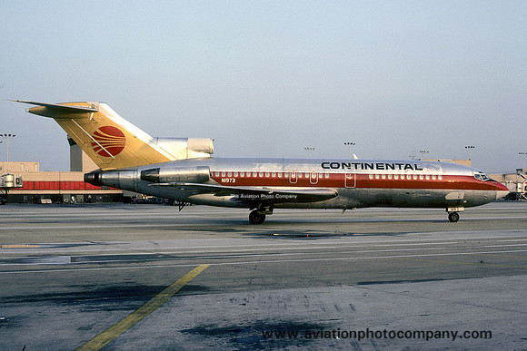 Continental Airlines Boeing 727-23 N1973 (1986)