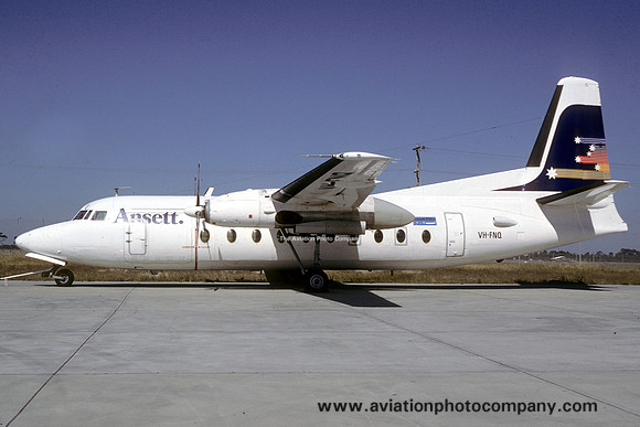 Ansett ANA Fokker F-27-600 Friendship VH-FNQ (1986)