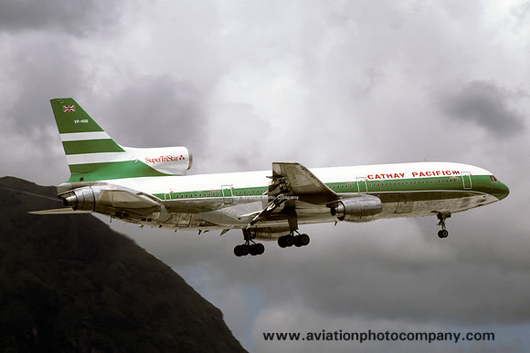 Cathay Pacific Lockheed L-1011-1 Tristar VR-HOB (1987)