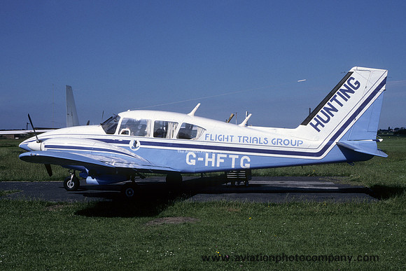 Hunting Flight Trials Group Piper PA-23-250 Aztec E G-HFTG (1987)