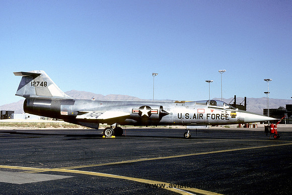 USAF 58 TTW 69 TFTS Lockheed F-104G Starfighter 65-12748 (1980)