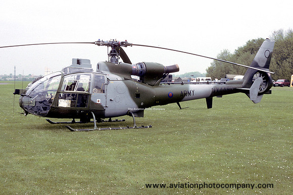 AAC 664 Squadron Westland Gazelle AH.1 XX445 at Middle Wallop (1994)