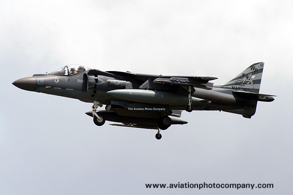 US Marines VMA-223 McDonnell Douglas AV-8B+ Harrier 165384/WP-01 at Lajes (2012)