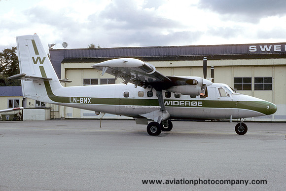 Wideroe DHC-6-300 Twin Otter LN-BNX (1983)