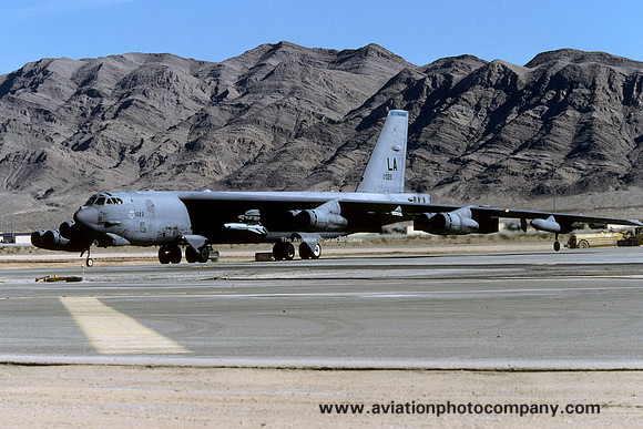 USAF 2 BW 20 BS Boeing B-52H 61-0023/LA at Nellis AFB (2000)