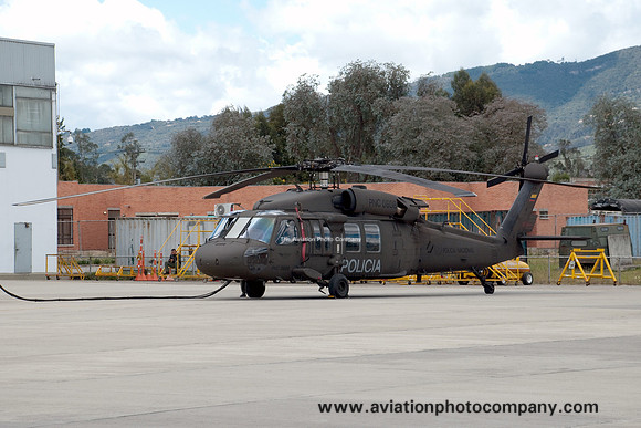 Colombian Police Sikorsky UH-60L PNC-0608 at Guaymaral (2013)