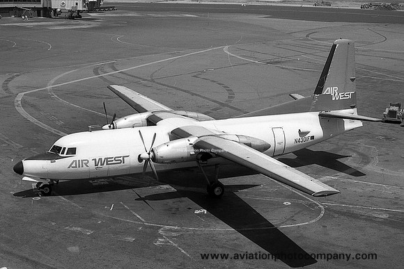 Air West Fairchild F-27 N4301F (1969)
