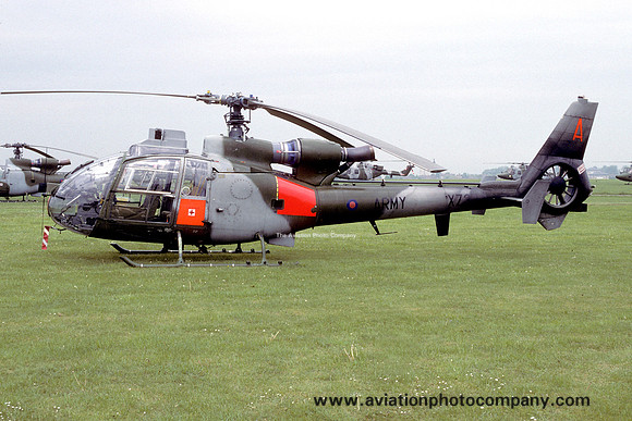AAC 670 Squadron Westland Gazelle AH.1 XZ333 at Middle Wallop (1994)
