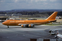 Braniff International Airways Boeing 747-273C N749WA at Gatwick (1979)