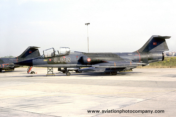 Turkish Air Force 181 Filo Canadair CF-104D Starfighter 62-642/8-642 (1987)