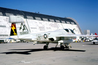 US Navy VAQ-133 Grumman EA-6B Prowler 158802/AA-611 at NAS Moffett Field (1980)