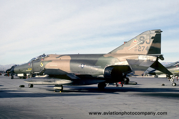 USAF 4 TFW 336 TFS McDonnell F-4E Phantom 67-0274/SJ (1981)