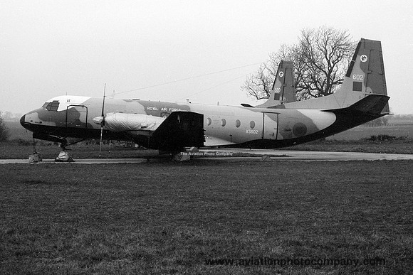 RAF 46 Squadron Avro Andover C.1 XS602 stored at RAF Kemble