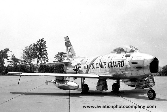 USAF DC ANG 121 TFS North American F-86H Sabre 53-1337 (1959)