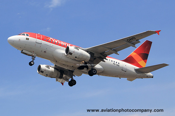 Avianca Brasil Airbus A318-100 PR-OND (2015)