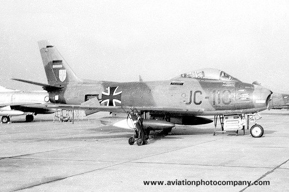 West German Air Force JG73 Canadair CL-13 Sabre Mk6 JC+110