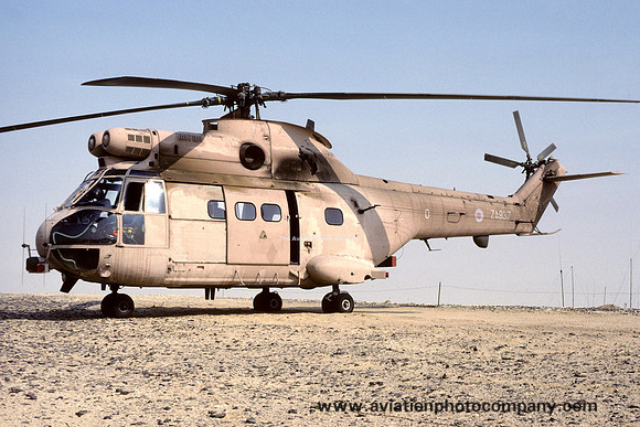 RAF Westland Puma HC.1 ZA937/O during Operation Granby (1990)