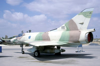 Israeli Air Force Dassault Mirage IIIC 111 displayed at Hatzerim (1994)