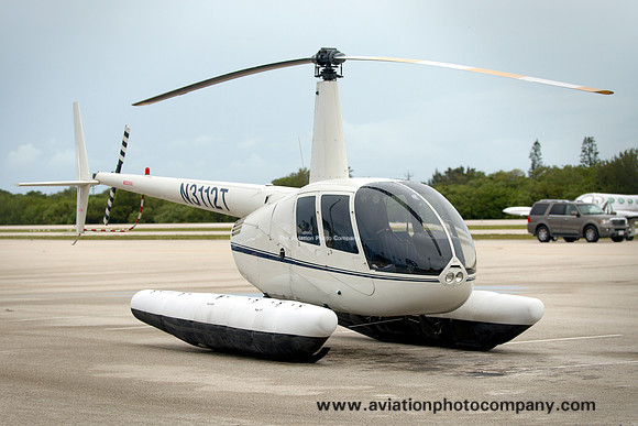 Robinson R44 N3112T at Marathon Key AP (2013)