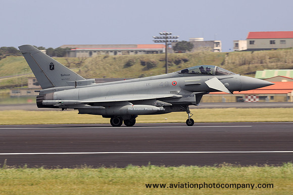 Italian Air Force 4 Stormo Eurofighter F-2000A MM7350/4-9 at Lajes (2024)