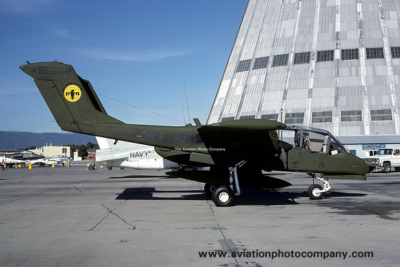 US Navy NWEF North American OV-10A Bronco 155392 at Moffett Field (1981)