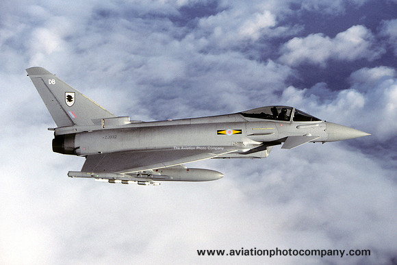 RAF 11 Squadron BAE Typhoon F.2 ZJ932/DB (2008)
