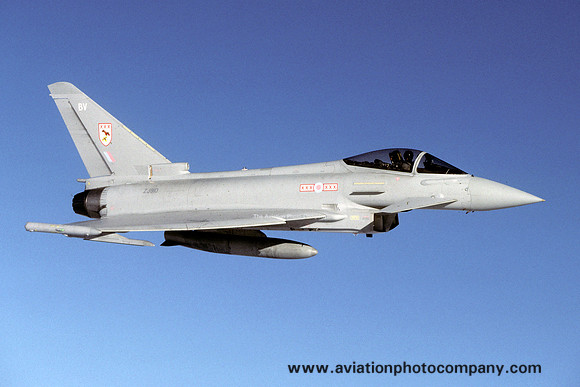 RAF 29 Squadron BAE Typhoon F.2 ZJ910/BV (2008)