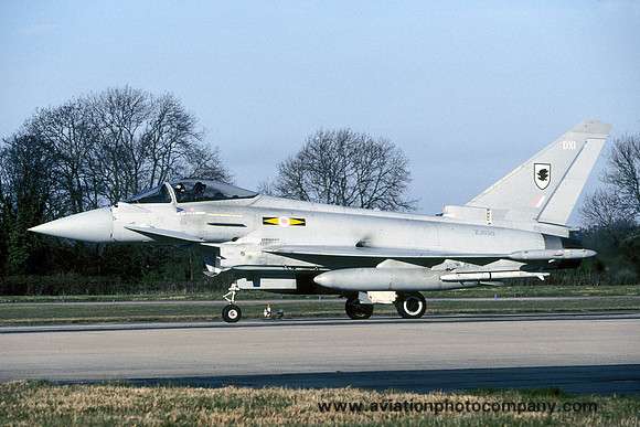 RAF 11 Squadron BAE Typhoon FGR.4 ZJ939/DXI (2008)