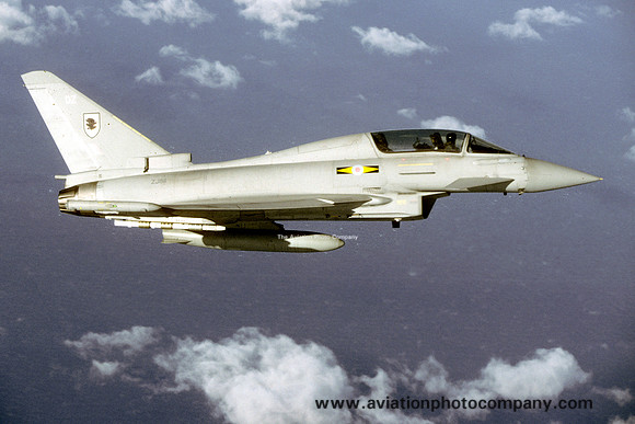 RAF 11 Squadron BAE Typhoon T.1 ZJ811/DZ (2009)