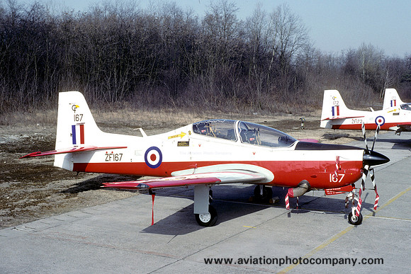 RAF 7 FTS Embraer/Short Tucano T.1 ZF167 (1992)