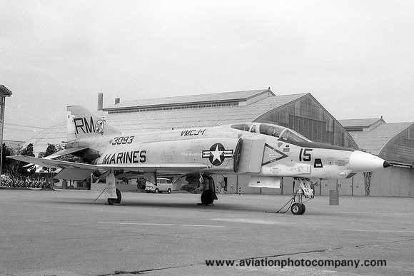 US Marines VMCJ-1 McDonnell RF-4B Phantom 153093/RM-15 (1973)