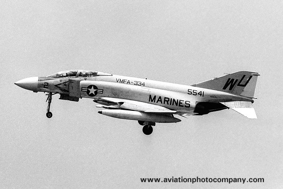 US Marines VMFA-334 McDonnell F-4J Phantom 155541/WU-2 (1970)