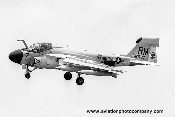 US Marines VMCJ-1 Grumman EA-6A Intruder 156987/RM-7 (1970)