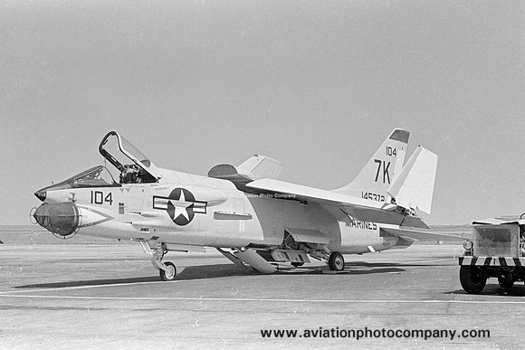 US Marines VMF-251 Chance F-8A Crusader 145372/7K-104 (1968)