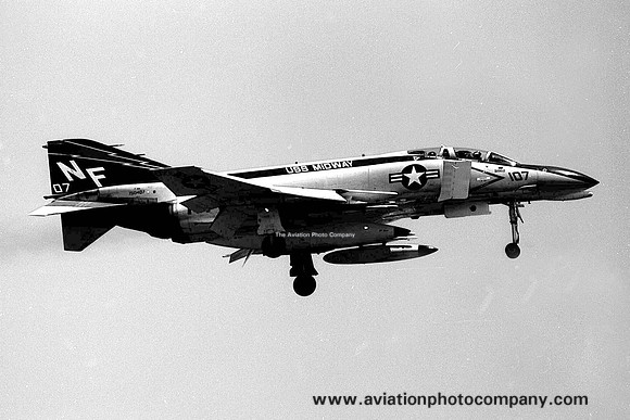 US Navy VF-161 McDonnell F-4N Phantom 150407/NF-107 (1974)