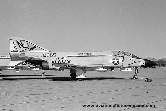 US Navy VF-21 McDonnell F-4J Phantom 158365/NE-213