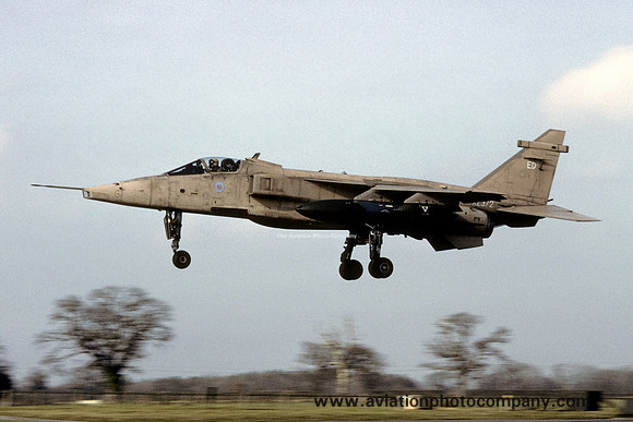 RAF Sepecat Jaguar GR.1 XZ372/ED at RAF Coltishall (1991)