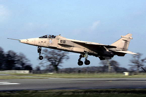 RAF Sepecat Jaguar GR.1 XZ112/EC at RAF Coltishall (1996)