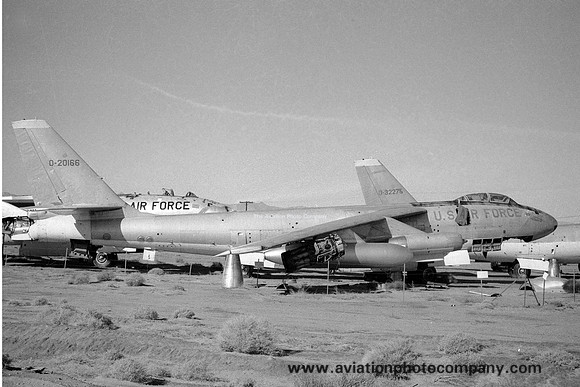 USAF Boeing B-47E Stratojet 52-0166 at MASDC Davis Monthan