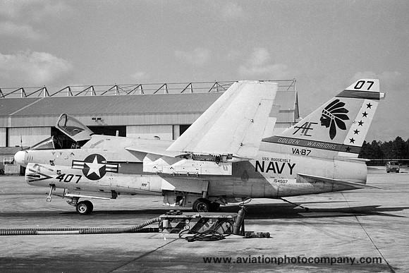 US Navy VA-87 LTV A-7B Corsair 154507/AE-407